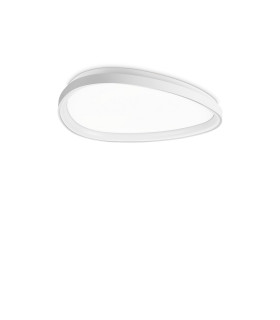 Gemini 61cm LED Integrated LED Semi Flush Ceiling Light White 2700K