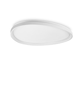 Gemini 81cm LED Integrated LED Semi Flush Ceiling Light White 2700K