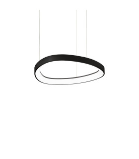 Gemini 42.5cm LED Integrated LED Pendant Ceiling Light Black 2700K
