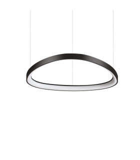 Gemini 61cm LED Integrated LED Pendant Ceiling Light Black 2700K