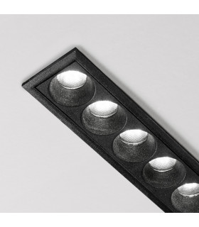 O-Zone Led Outdoor Display Light Black 3000K Ip66 6x LED Recessed Downlight Black 3000K-2