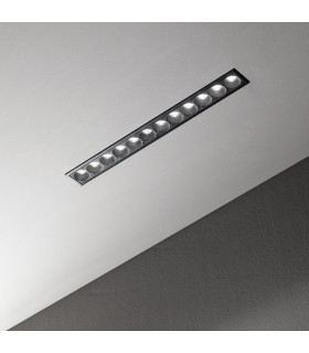 Lika 20W 12x LED Recessed Downlight Black 3000K-2