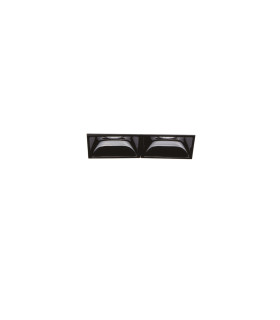 Lika 6W 2x LED Recessed Downlight Black 2700K