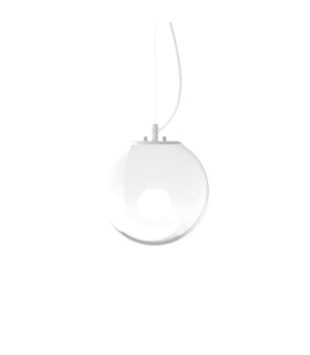 Mapa Clear 20cm Globe Pendant Ceiling Light Opal