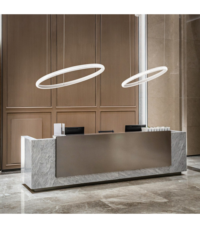 Miracle 60cm LED Integrated LED Pendant Ceiling Light White 3000K-2