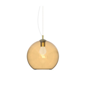 Nemo 40cm Dome Pendant Ceiling Light Amber