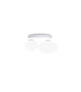 Ninfea 2 Light Globe Ceiling Light White