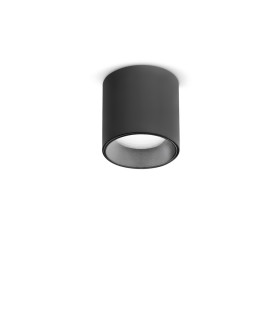 Nitro LED Dimmable Surface Mounted Downlight Black 2700K-1