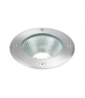 Integrated LED 1 Light Outdoor Recessed Light Brushed Stainless Steel, Glass IP67 - 1