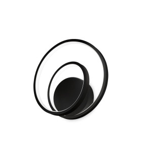 Oz Integrated LED Wall Lamp Black 4000K
