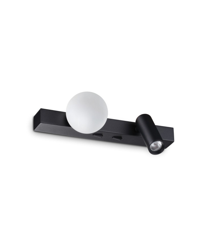 Ping Pong Reading Wall Light Black 3000K-1