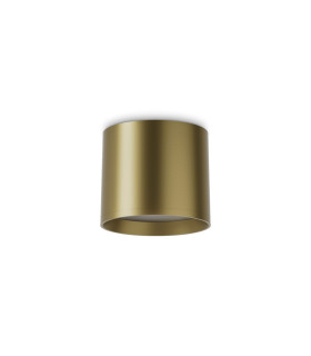 Spike LED Surface Mounted Downlight Brass 3000K