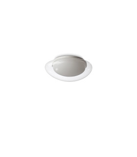 Squish 34cm LED Flush Ceiling Light Transparent 3000K-1