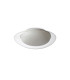 Squish 48cm LED Flush Ceiling Light Transparent 3000K