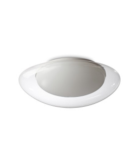 Squish 64cm LED Flush Ceiling Light Transparent 3000K