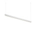 Steel Accent LED Bar Pendant Ceiling Light White 3000K