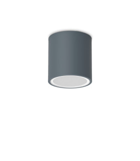 Techo 9.5cm Outdoor Surface Mounted Downlight Anthracite IP54
