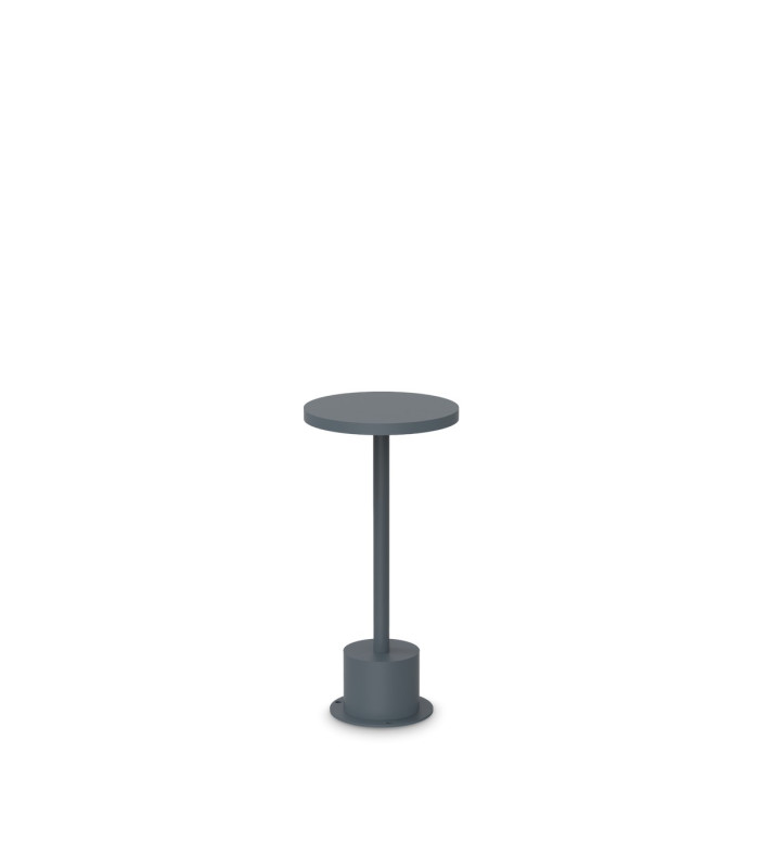 Toffee Wide 25cm LED Outdoor Portable Lamp Anthracite 3000K IP65