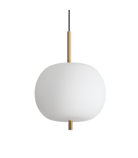 Umile 30cm LED Globe Pendant Ceiling Light White 3000K