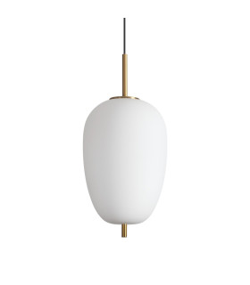 Umile 27cm LED Globe Pendant Ceiling Light White 3000K