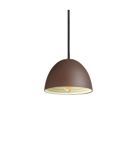 Folk 1 Light Dome Ceiling Pendant Light Weathered