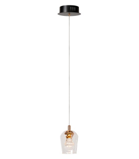 Berliane Pendant light Ø12cm LED Dim. 2700K - With replaceable LED module - Transparent-1