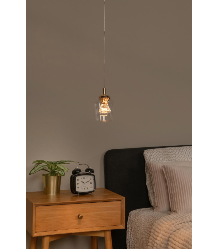 Berliane Pendant light Ø12cm LED Dim. 2700K - With replaceable LED module - Transparent-4