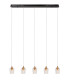 Berliane Pendant light - LED Dim. 2700K - With replaceable LED module - Transparent-1