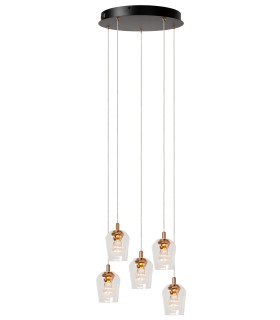 Berliane Pendant light Ø34cm LED Dim. 2700K - With replaceable LED module - Transparent-1