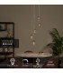 Berliane Pendant light Ø34cm LED Dim. 2700K - With replaceable LED module - Transparent-2