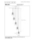 Berliane Pendant light Ø34cm LED Dim. 2700K - With replaceable LED module - Transparent-7