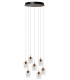 Berliane Pendant light Ø39cm LED Dim. 2700K - With replaceable LED module - Transparent-3