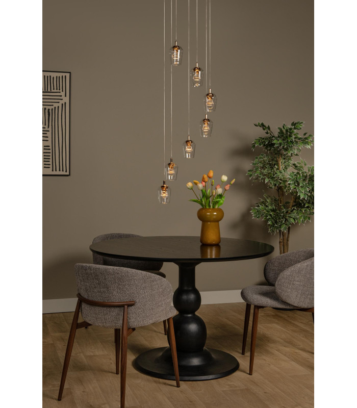 Berliane Pendant light Ø39cm LED Dim. 2700K - With replaceable LED module - Transparent-4