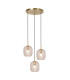 Alicent Pendant light Ø35cm 3xE27 - Matt Gold Brass-1