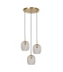 Alicent Pendant light Ø35cm 3xE27 - Matt Gold Brass-2