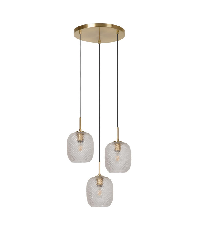 Alicent Pendant light Ø35cm 3xE27 - Matt Gold Brass-2
