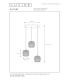 Alicent Pendant light Ø35cm 3xE27 - Matt Gold Brass-6