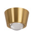 Rigon Flush ceiling light Ø9cm LED 3000K - Matt Gold Brass-2