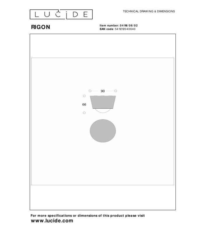 Rigon Flush ceiling light Ø9cm LED 3000K - Matt Gold Brass-5