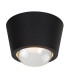 Rigon Flush ceiling light Ø9cm LED 3000K - Black-1