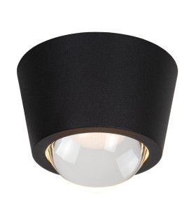 Rigon Flush ceiling light Ø9cm LED 3000K - Black-1