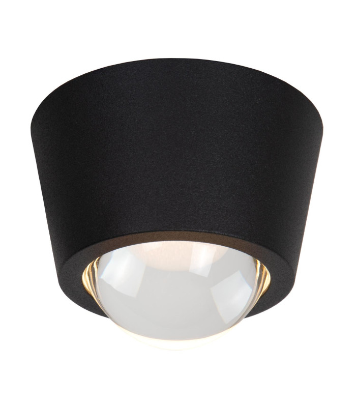 Rigon Flush ceiling light Ø9cm LED 3000K - Black-1