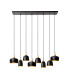 Chayanne Pendant light - 8xE14 - Black-1