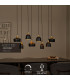 Chayanne Pendant light - 8xE14 - Black-2