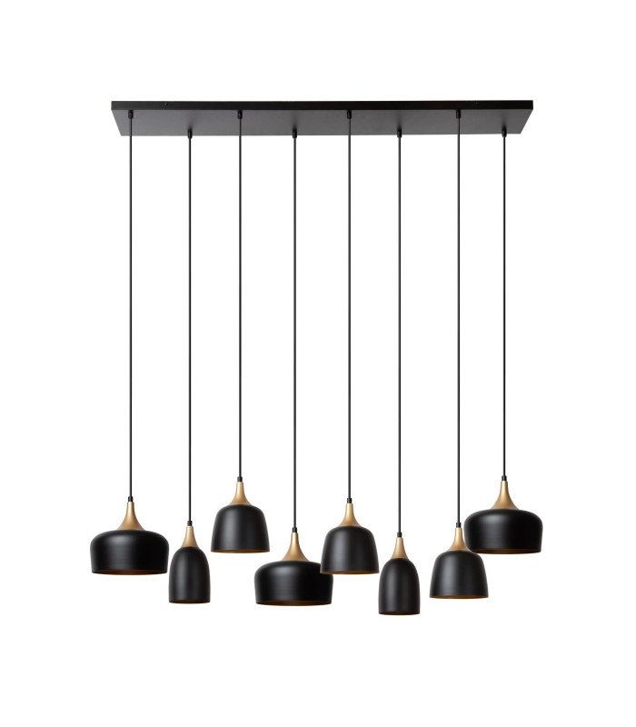 Chayanne Pendant light - 8xE14 - Black-3