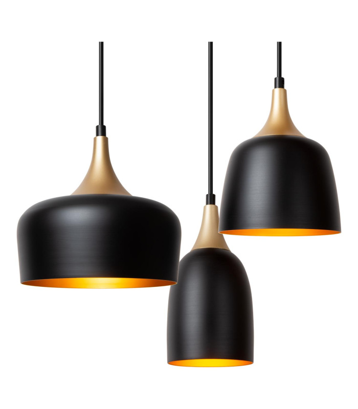 Chayanne Pendant light - 8xE14 - Black-5