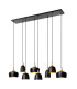 Chayanne Pendant light - 8xE14 - Black-7