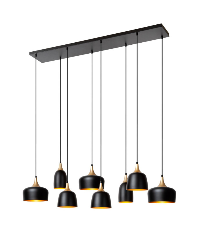 Chayanne Pendant light - 8xE14 - Black-7