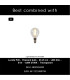 Chayanne Pendant light - 8xE14 - Black-9