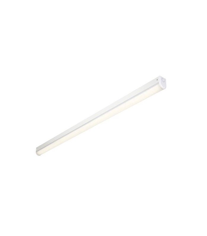 Integrated LED 4ft Emergency Linear Batten Opal, Gloss White - 1